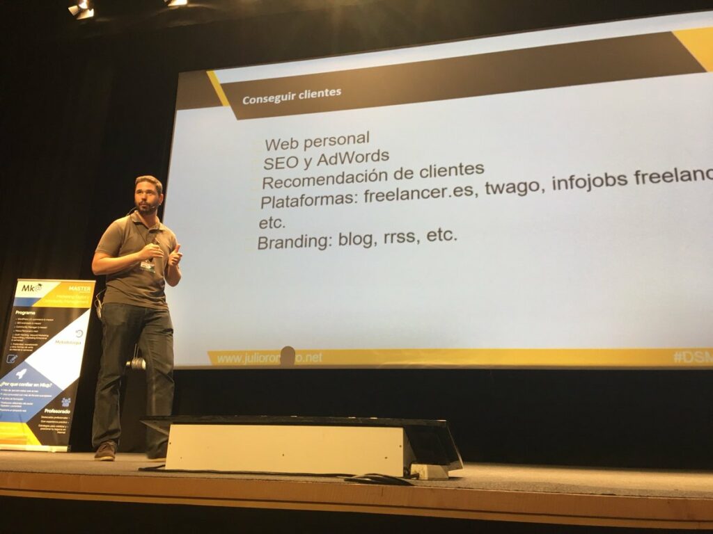 Julio Romero como ponente en el congreso Digital & Social Marketing Valencia 2017